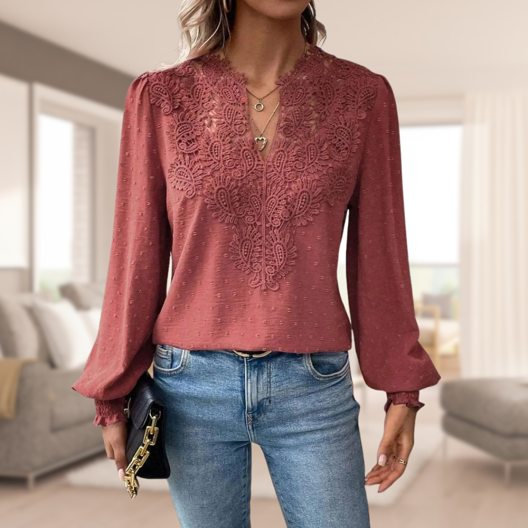 Vestra™  | Elegant damebluse med løse ærmer