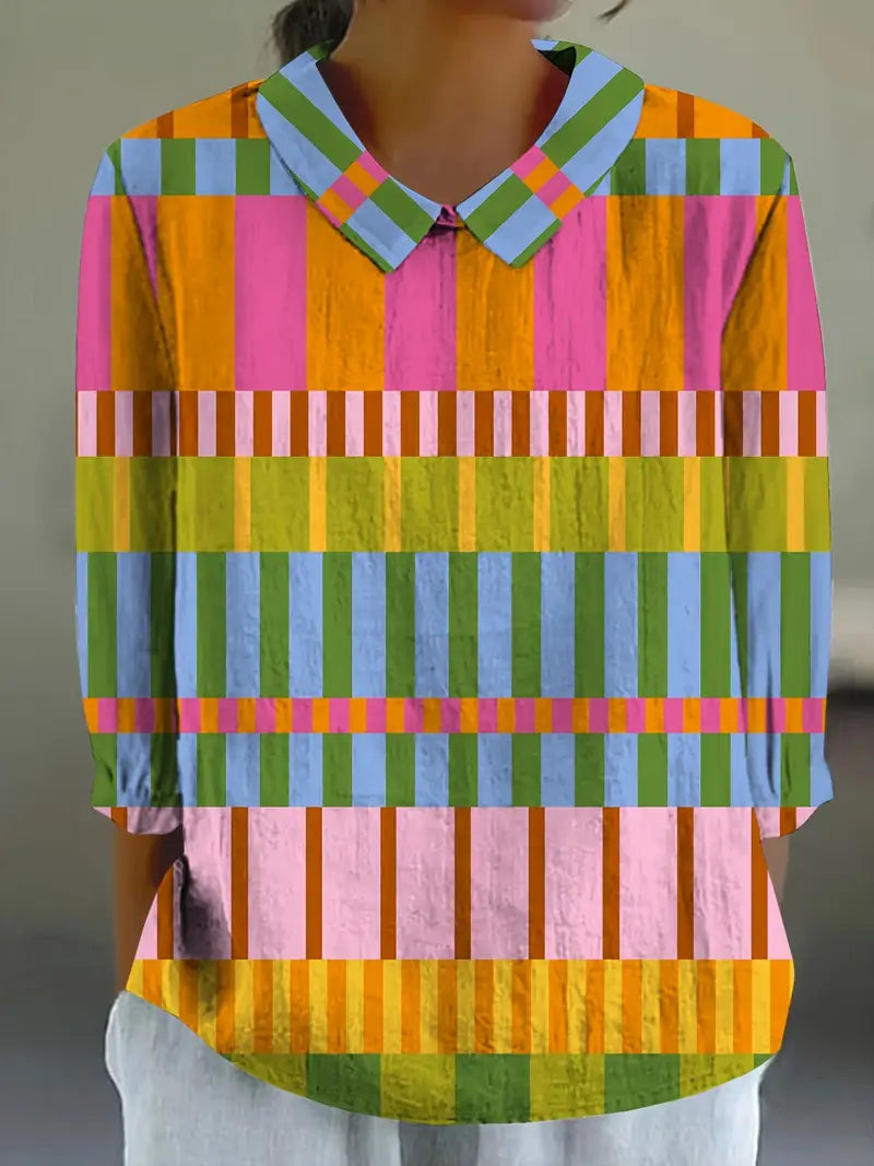 Vestra™  | Farverig og Komfortabel Bluse