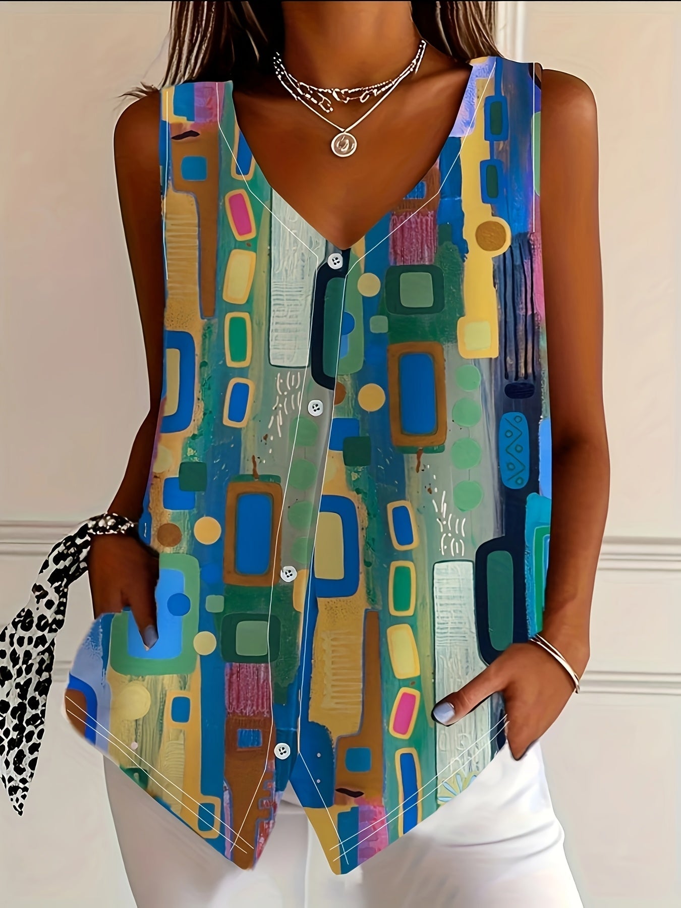 Vestra™  | Kunstnerisk Sommerbluse