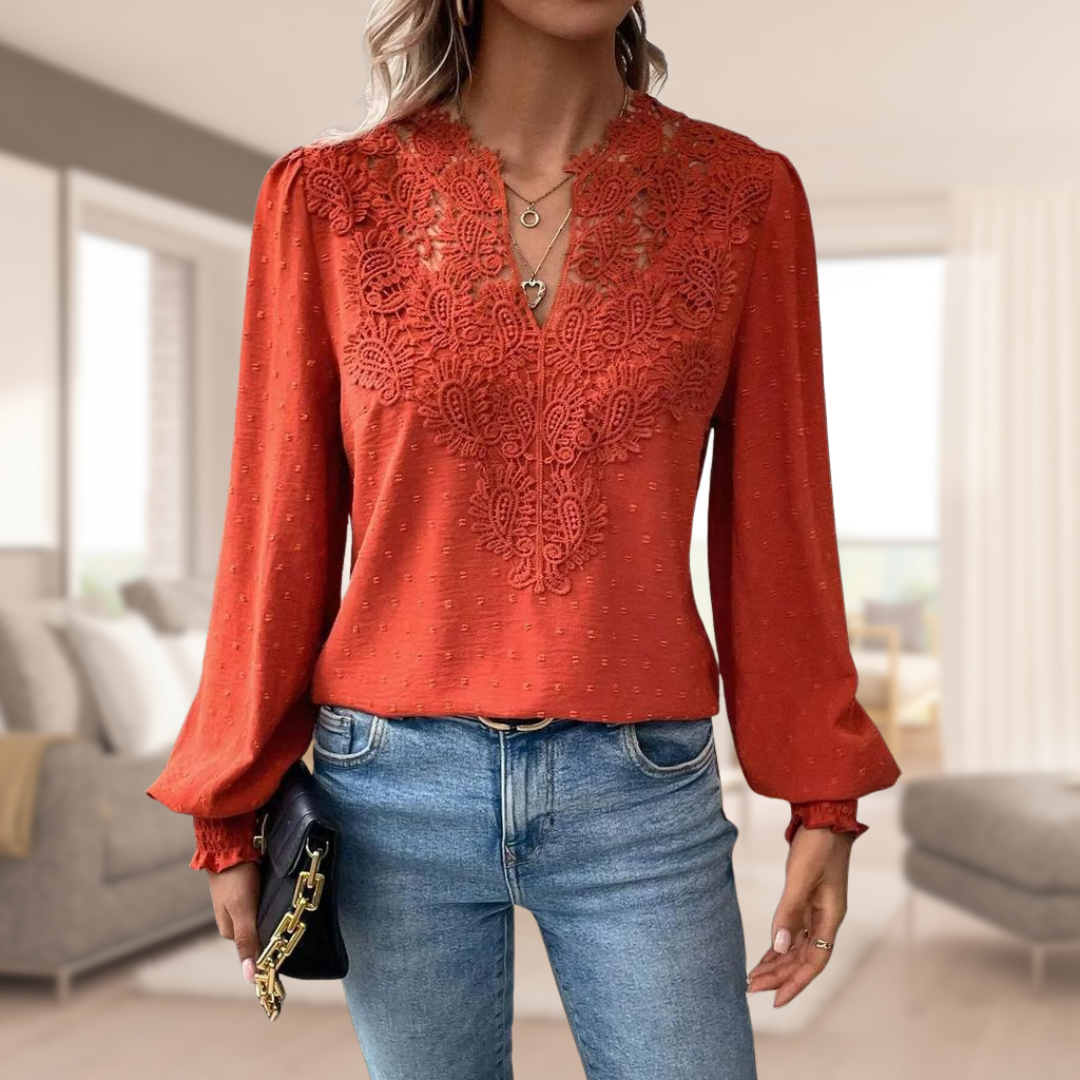 Vestra™  | Elegant damebluse med løse ærmer