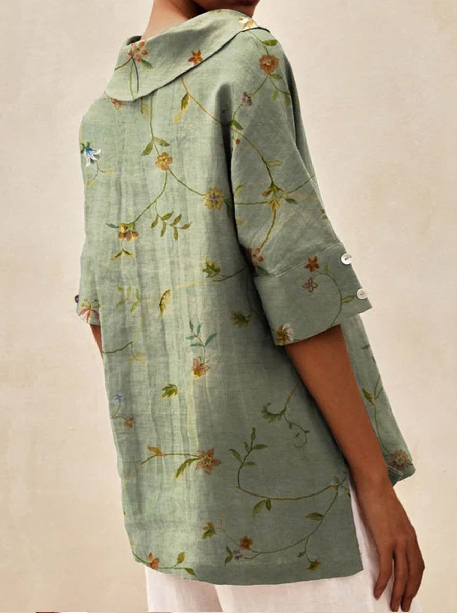 Vestra™  | Elegant top med V-udskæring