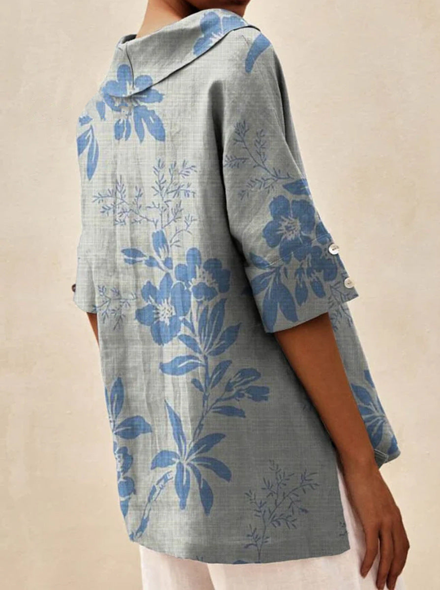 Vestra™  | Elegant top med V-udskæring