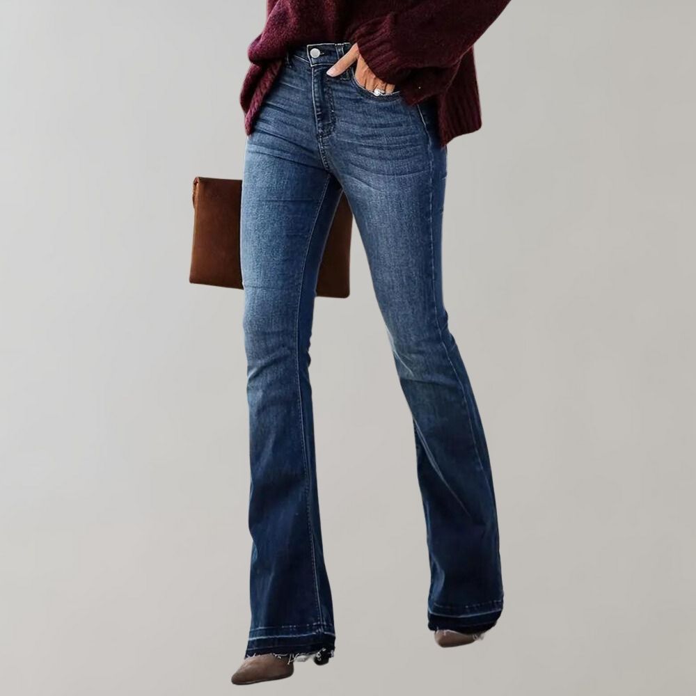 Vestra™  | Dame Vinter Udsvingede Denimjeans