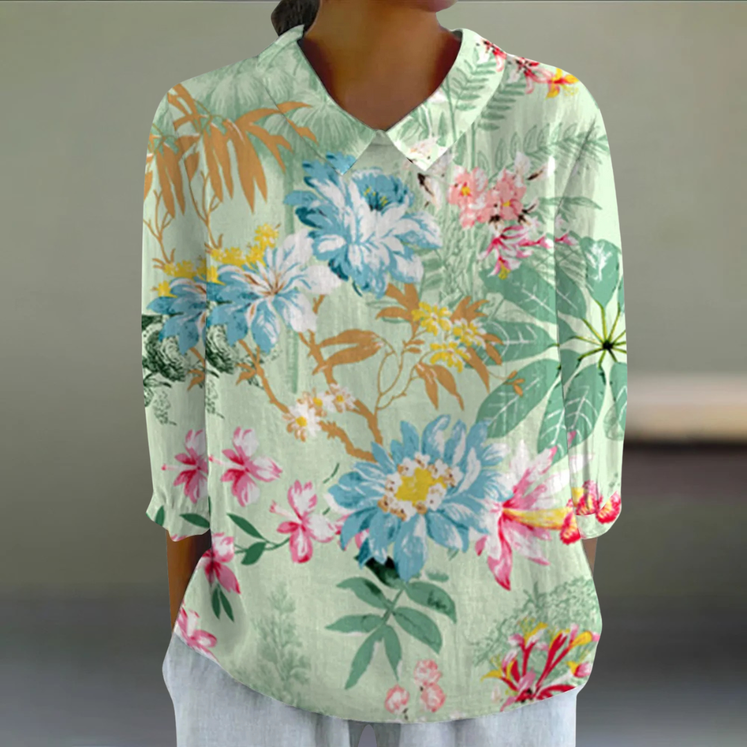 Vestra™ | Blomstret Bluse