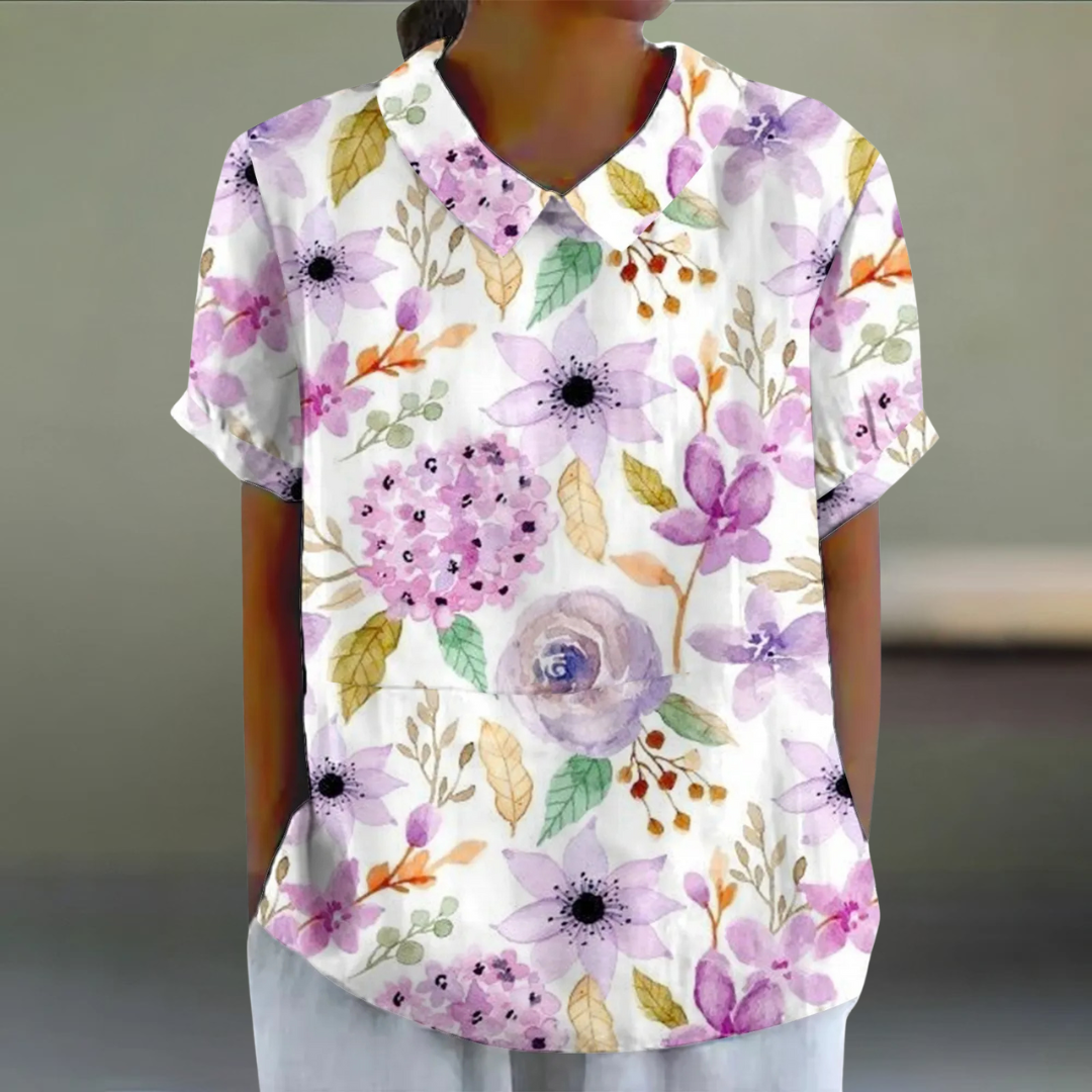 Vestra™ | Blomstret Bluse