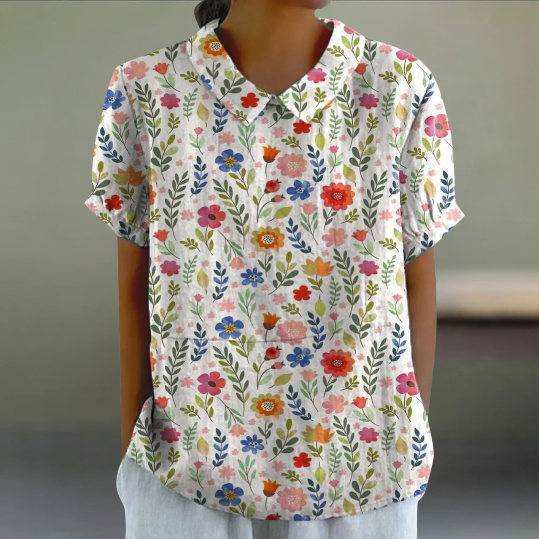 Vestra™ | Blomstret Bluse