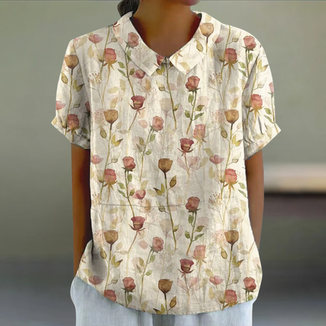 Vestra™ | Blomstret Bluse