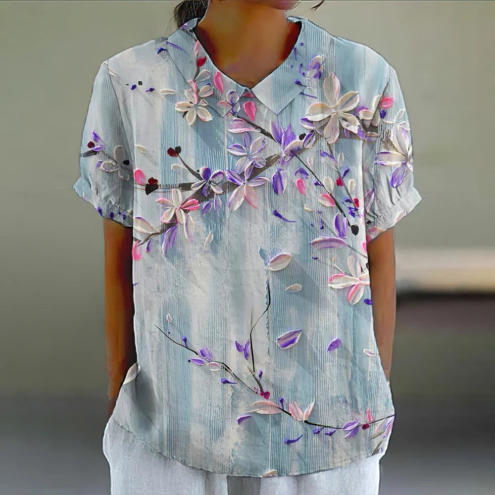 Vestra™ | Blomstret Bluse