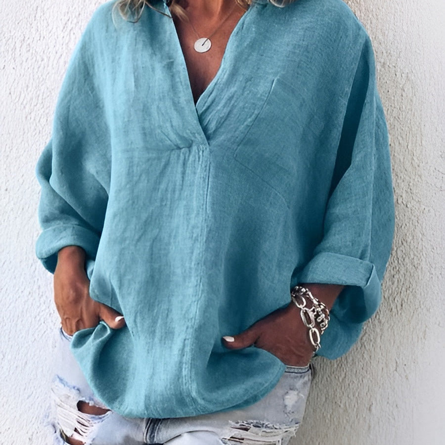 Vestra™  | Luftig og behagelig top i og hør