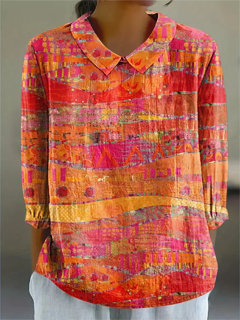 Vestra™  | Farverig og Komfortabel Bluse