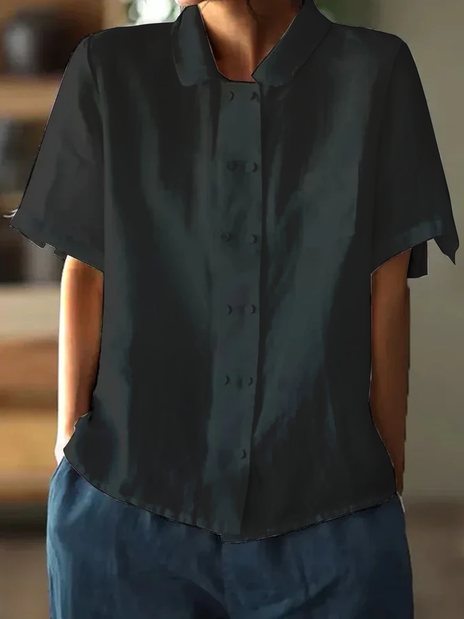 Vestra™  | Hvid Sommerbluse Med Løs Pasform