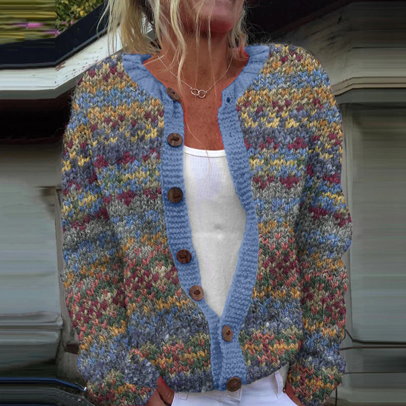 Vestra™  | Let cardigan med legende print