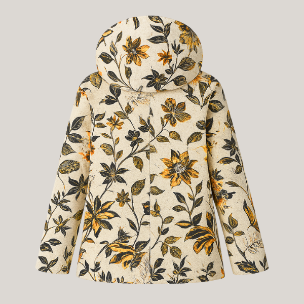 Vestra™  | Elsbeth stilfuld blomstret fleecejakke