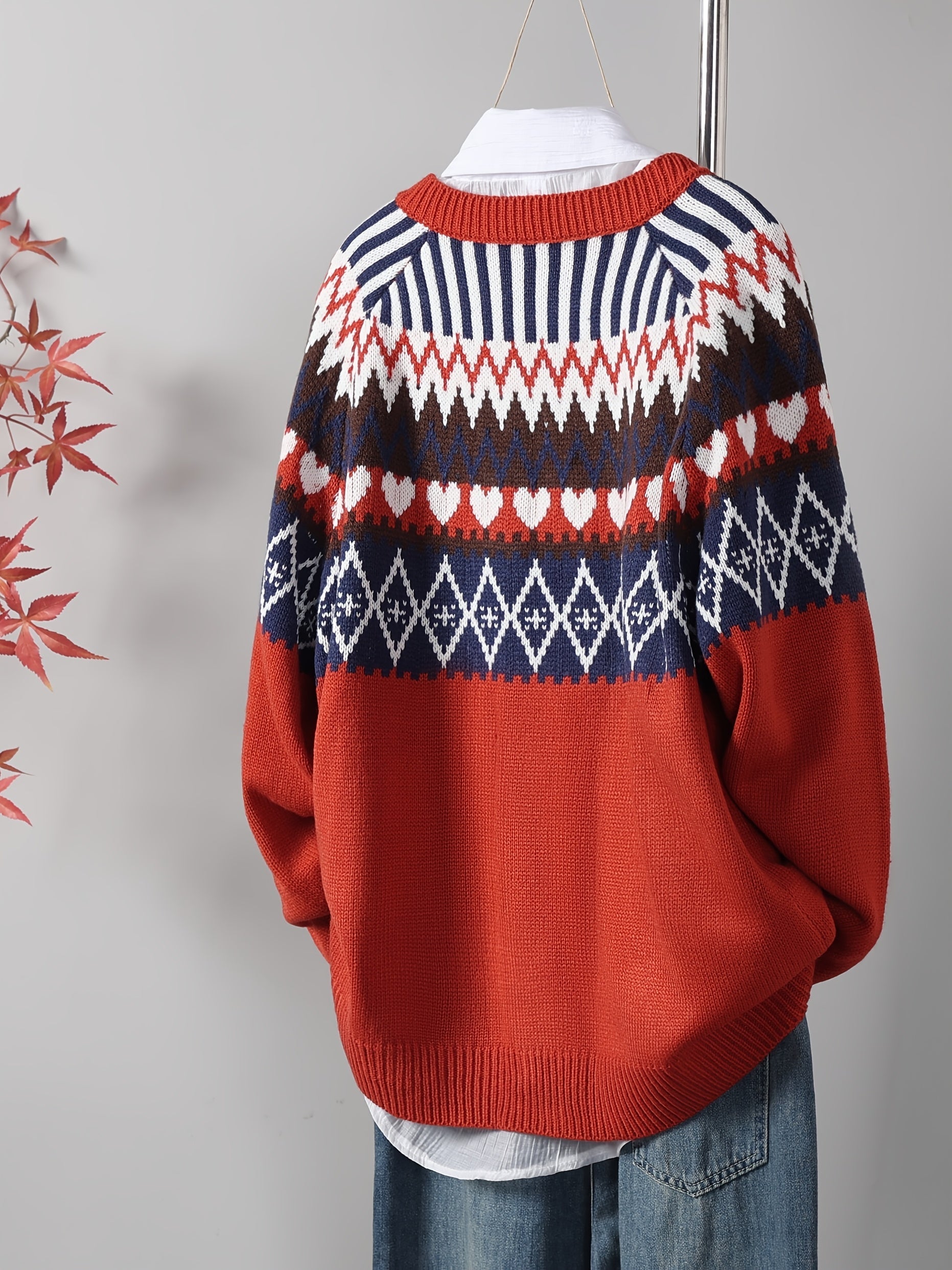 Vestra™  | Klassisk Strikcardigan med Mønster