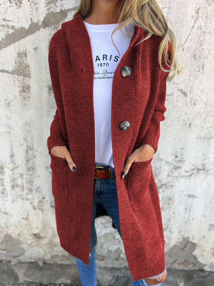 Vestra™ | Tilde dame strikket lang cardigan