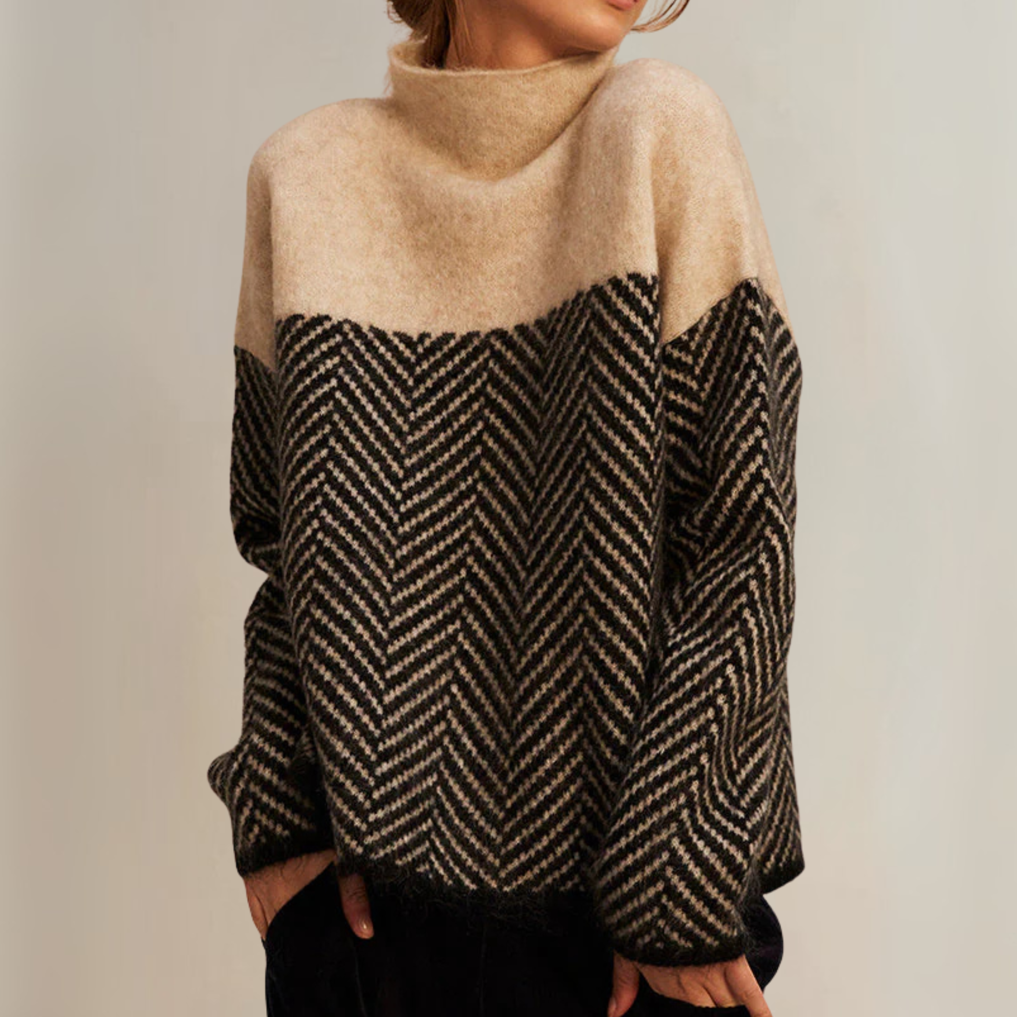 Vestra™  | Bomulds-rullekravesweater