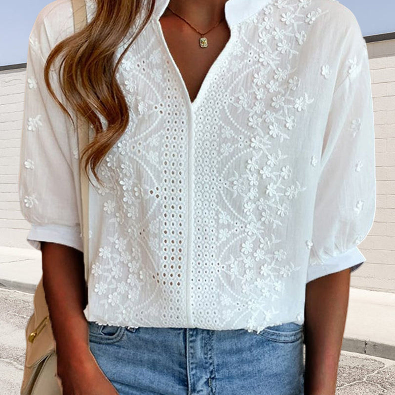 Vestra™  | Elegant Stilfuld og Casual Bluse