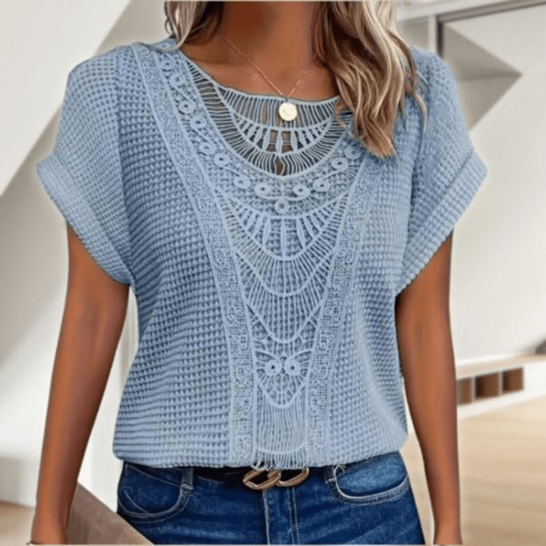 Vestra™  | Elegant Ibiza-inspireret Bluse