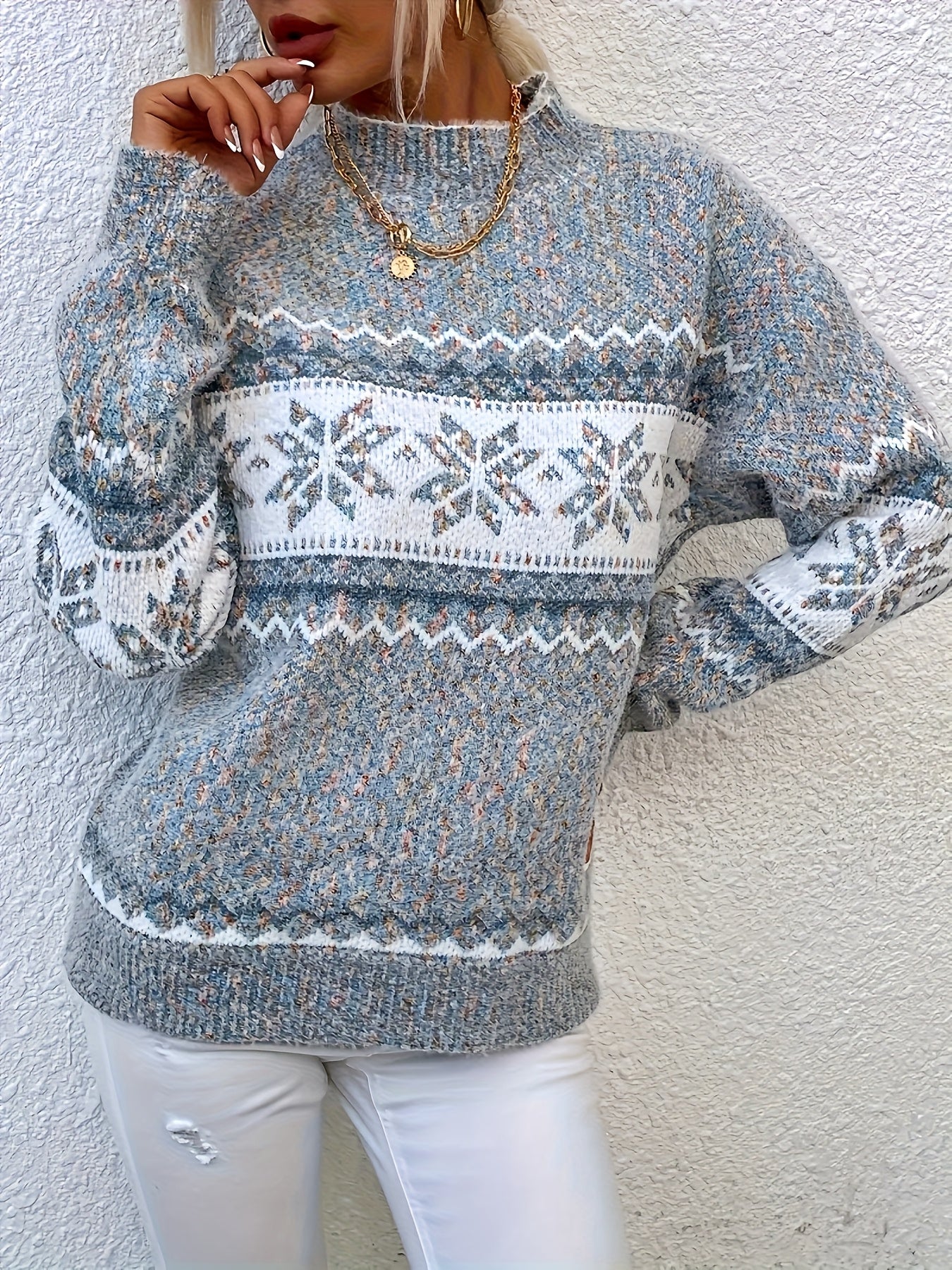 Vestra™  | Vinterstrikket Komforttrøje