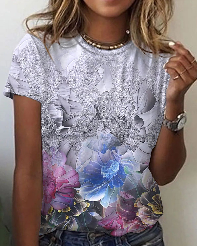 Vestra™  | Elegant Print Bluse