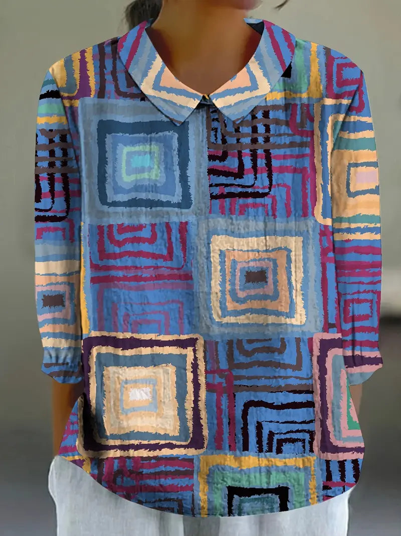 Vestra™  | Farverig og Komfortabel Bluse