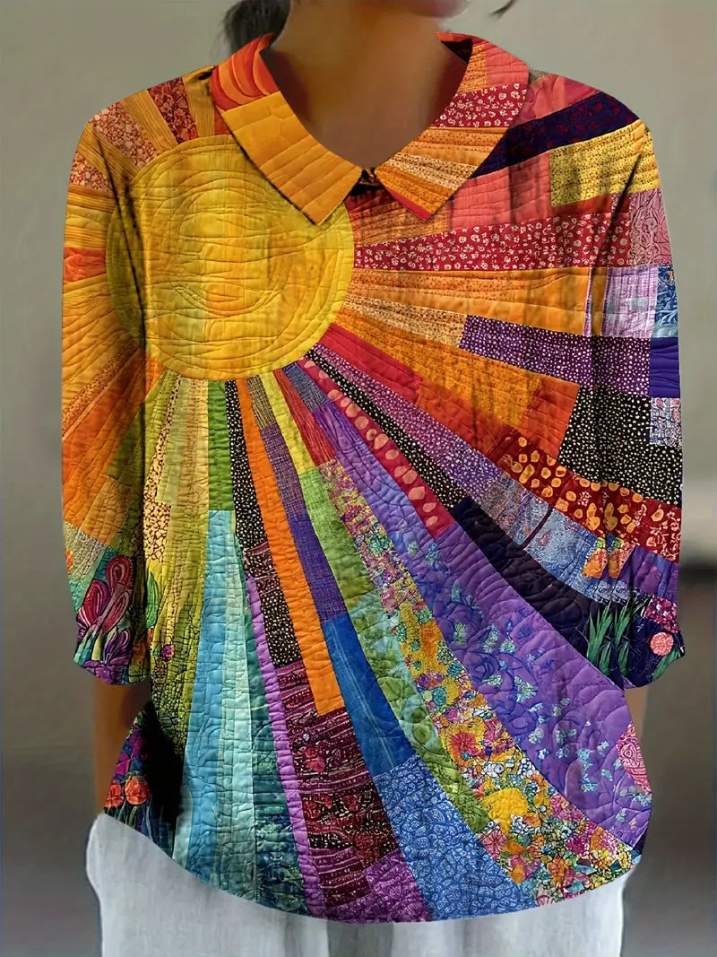 Vestra™  | Farverig og Komfortabel Bluse