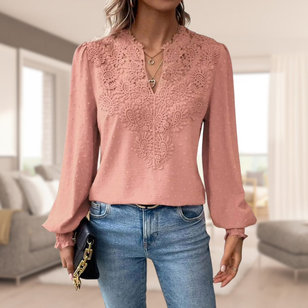 Vestra™  | Elegant damebluse med løse ærmer