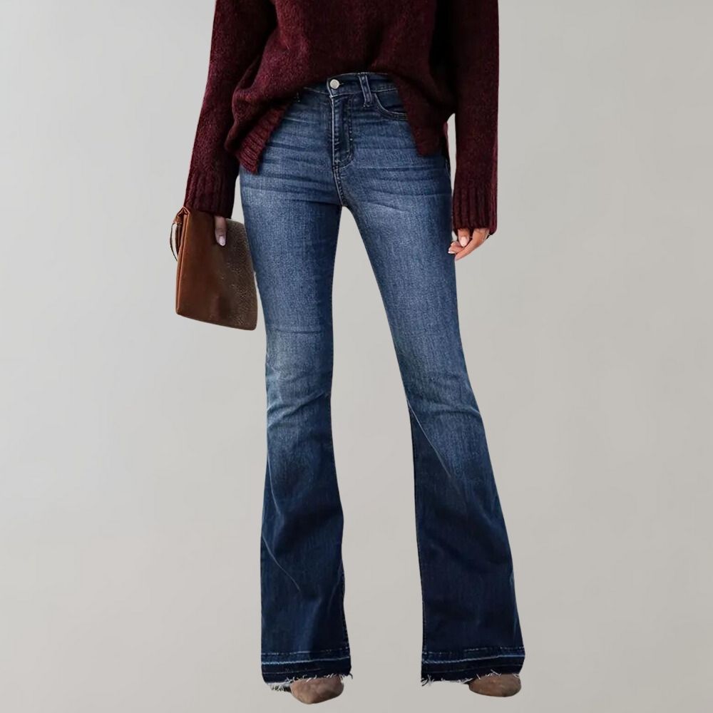 Vestra™  | Dame Vinter Udsvingede Denimjeans