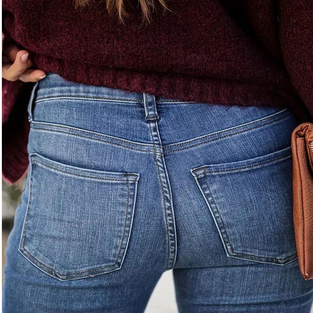 Vestra™  | Dame Vinter Udsvingede Denimjeans