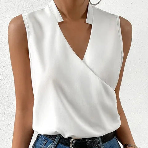 Vestra™  | Ærmeløs V-hals Top