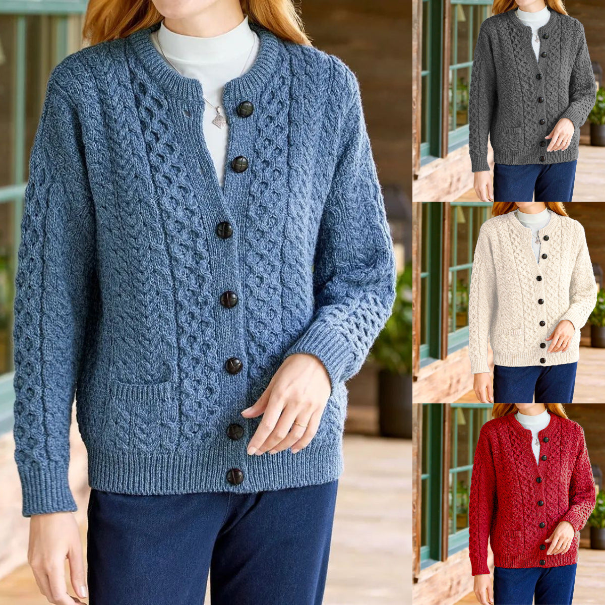 Vestra™  | Langærmet Casual Cardigan