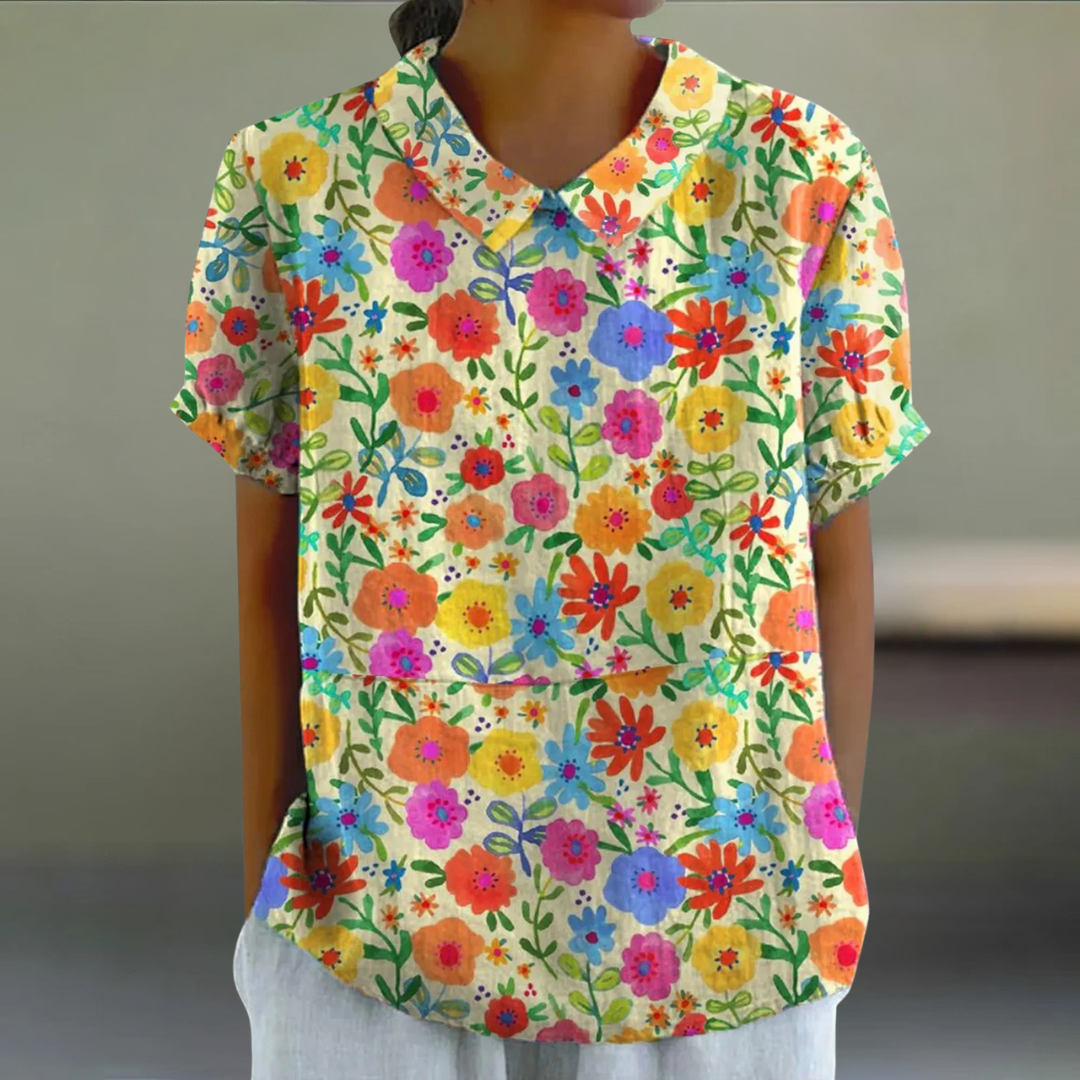 Vestra™ | Blomstret Bluse