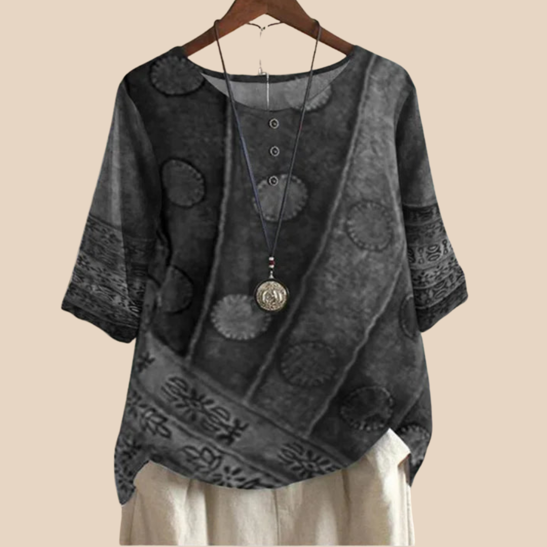 Vestra™  | Boho Afslappet Bluse