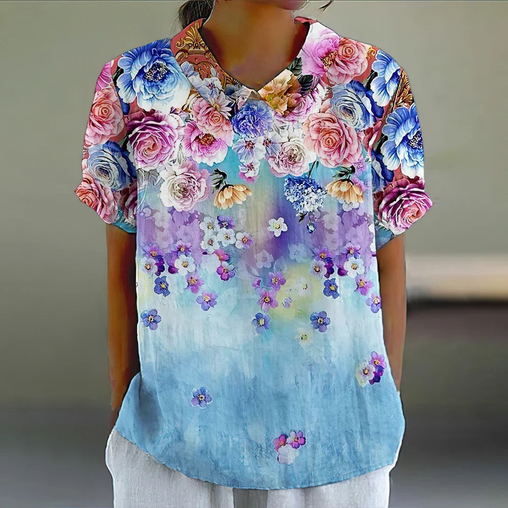 Vestra™ | Blomstret Bluse