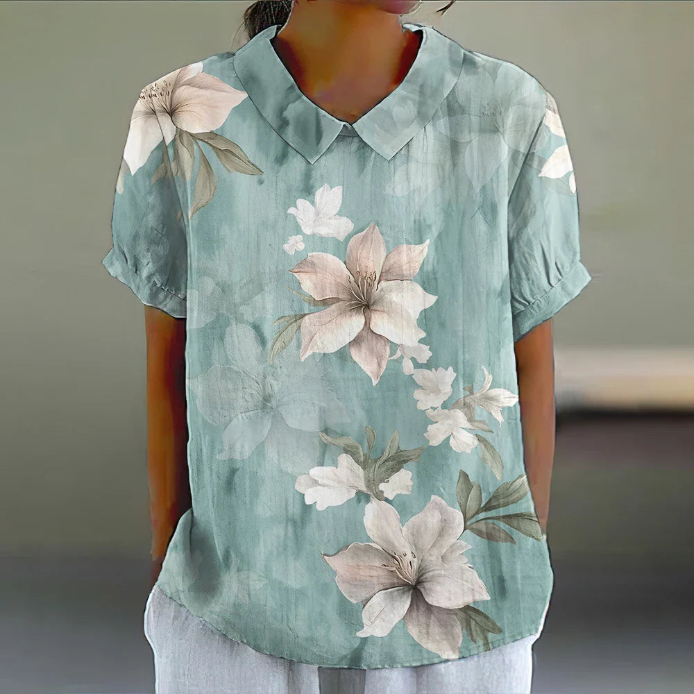 Vestra™ | Blomstret Bluse