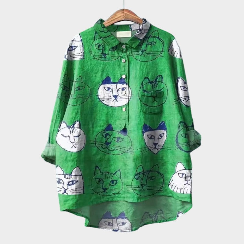 Vestra™  | Kunstnerisk Printbluse