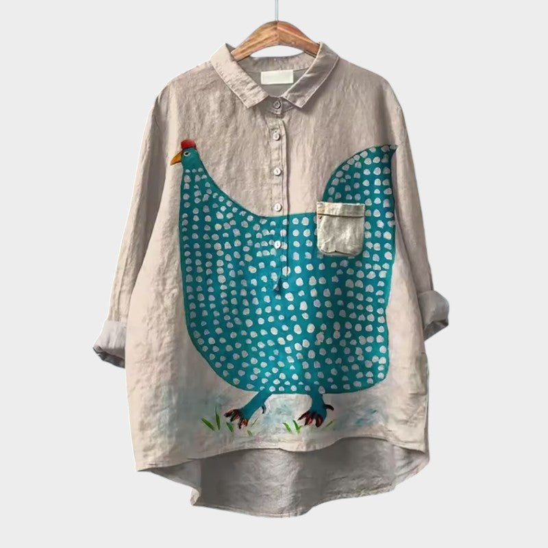 Vestra™  | Kunstnerisk Printbluse