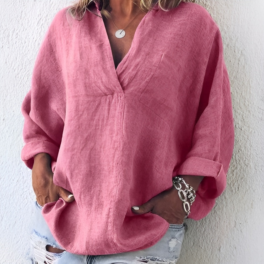 Vestra™  | Luftig og behagelig top i og hør