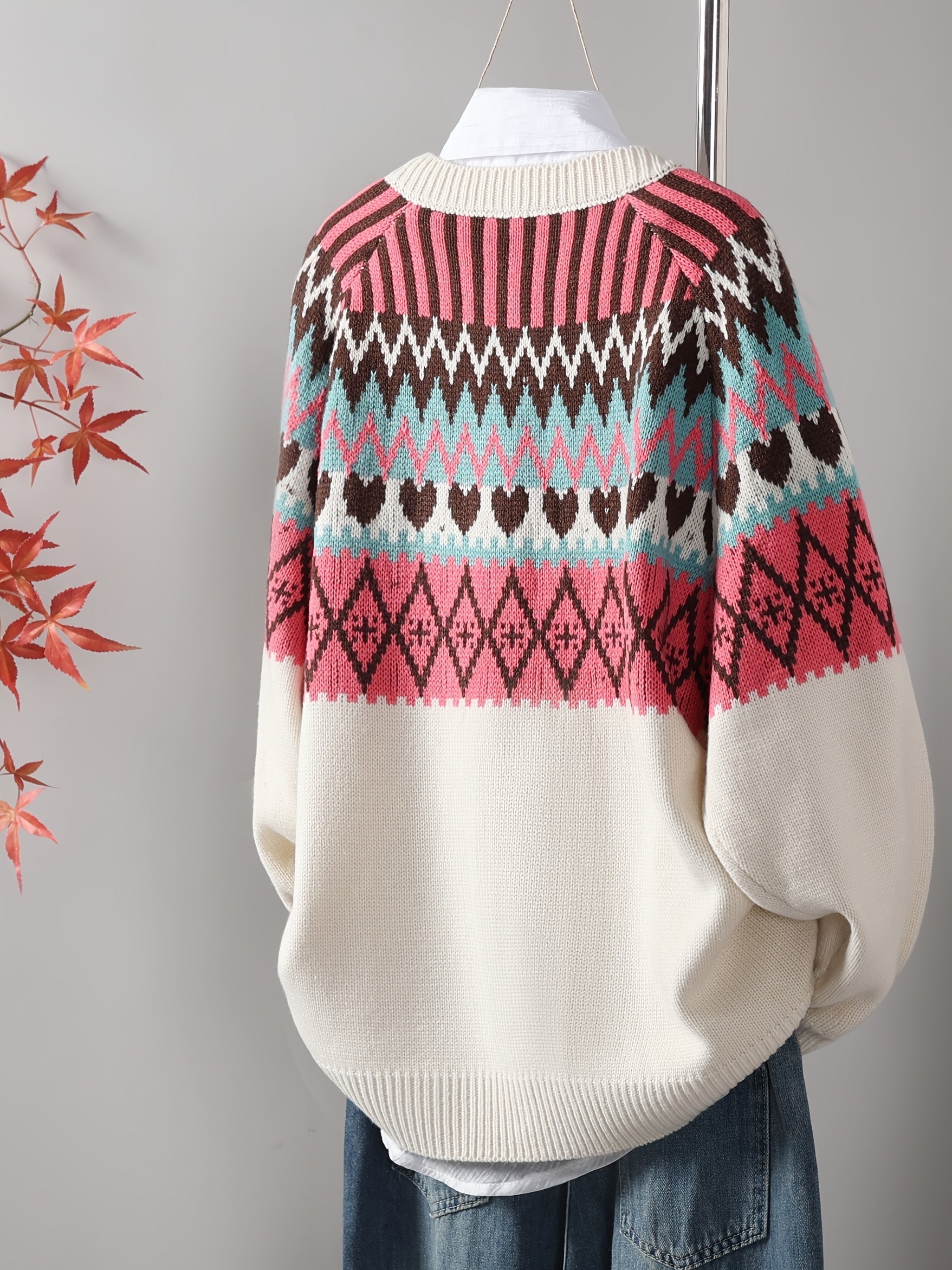 Vestra™  | Klassisk Strikcardigan med Mønster