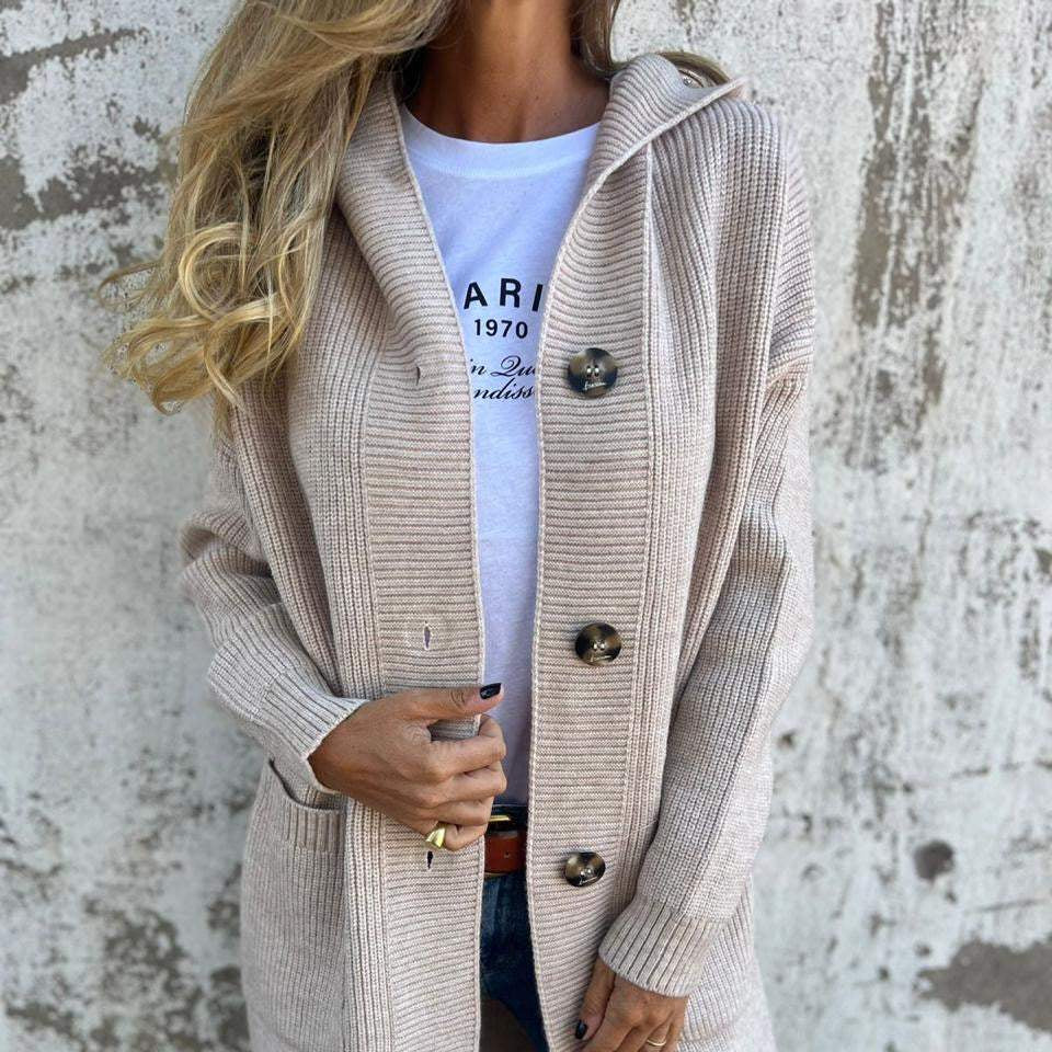 Vestra™ | Tilde dame strikket lang cardigan